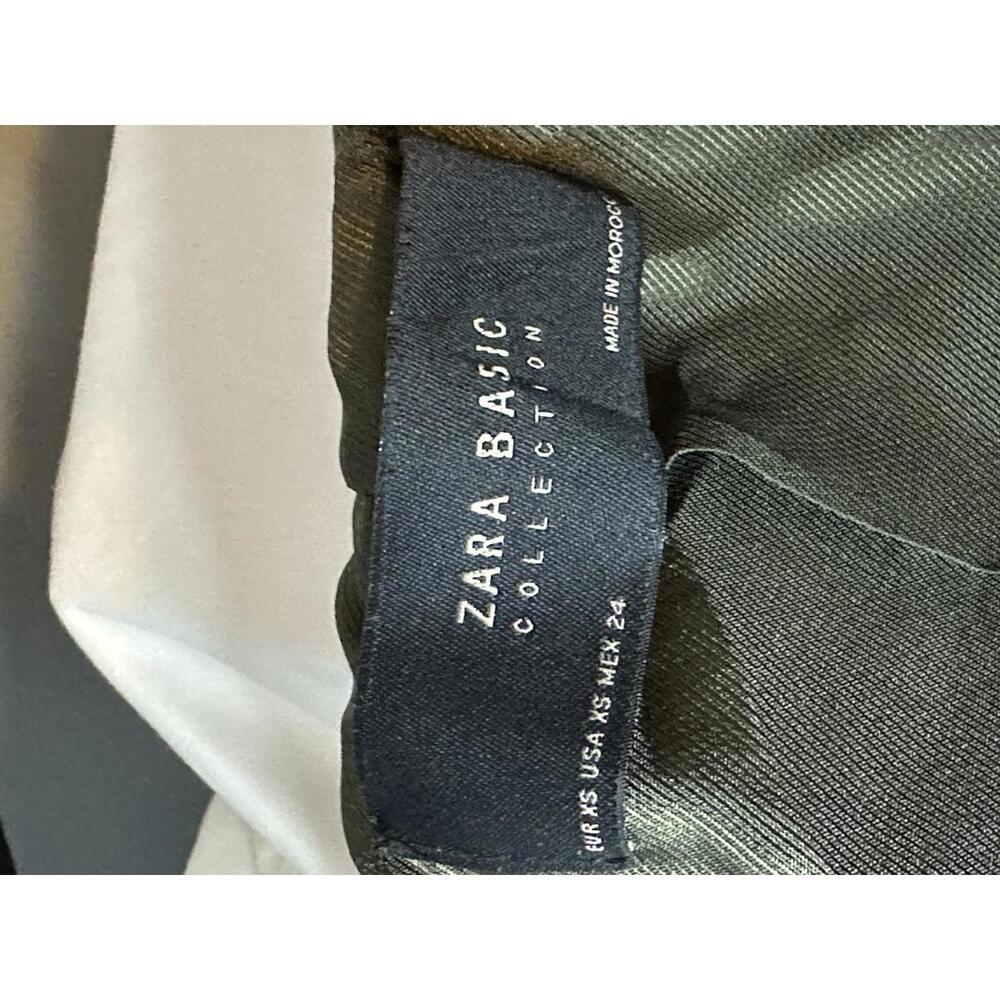 Zara Basic Collection Velveteen Military Blazer XS - Picture 3 of 3